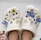 Blue Indigo Clog Charms Set