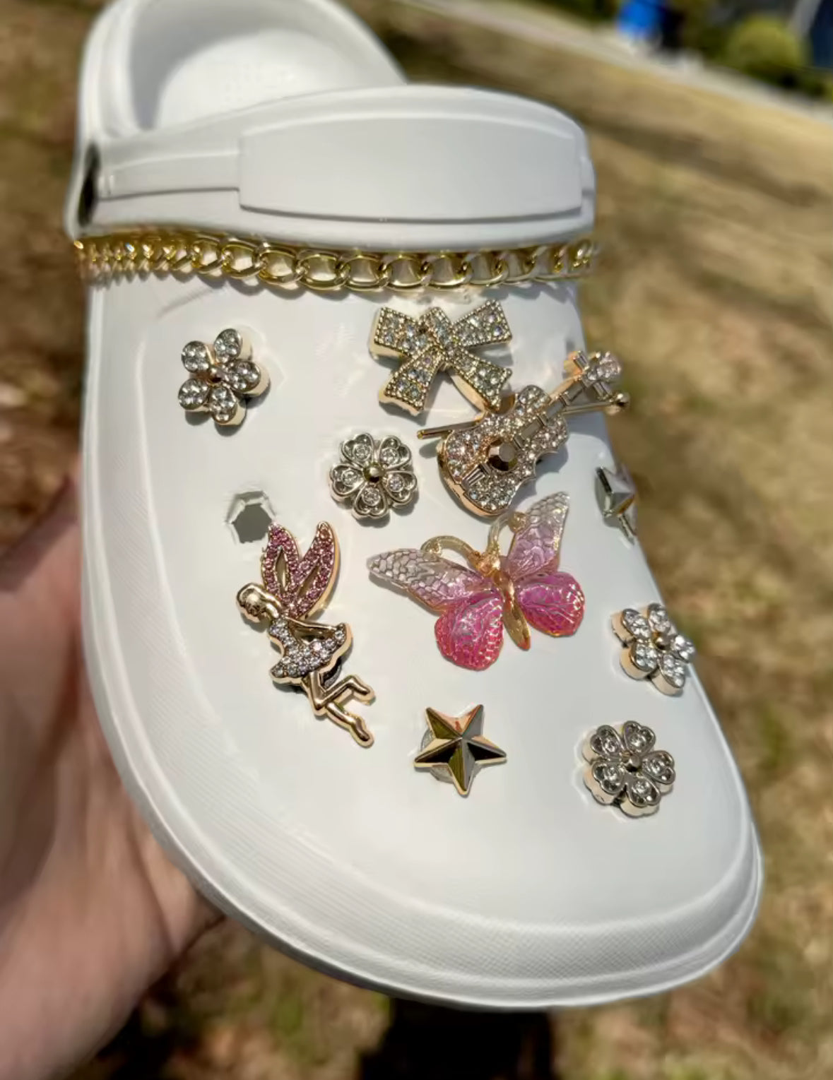 Enchanted Fairy Bling Clog Charms Set