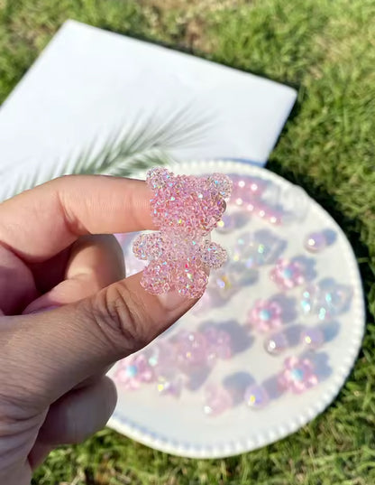 Pink Sakura Sugarplum Clog Charms Set