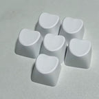 Solid Heart Decorative Accent Keycaps 6pc Set
