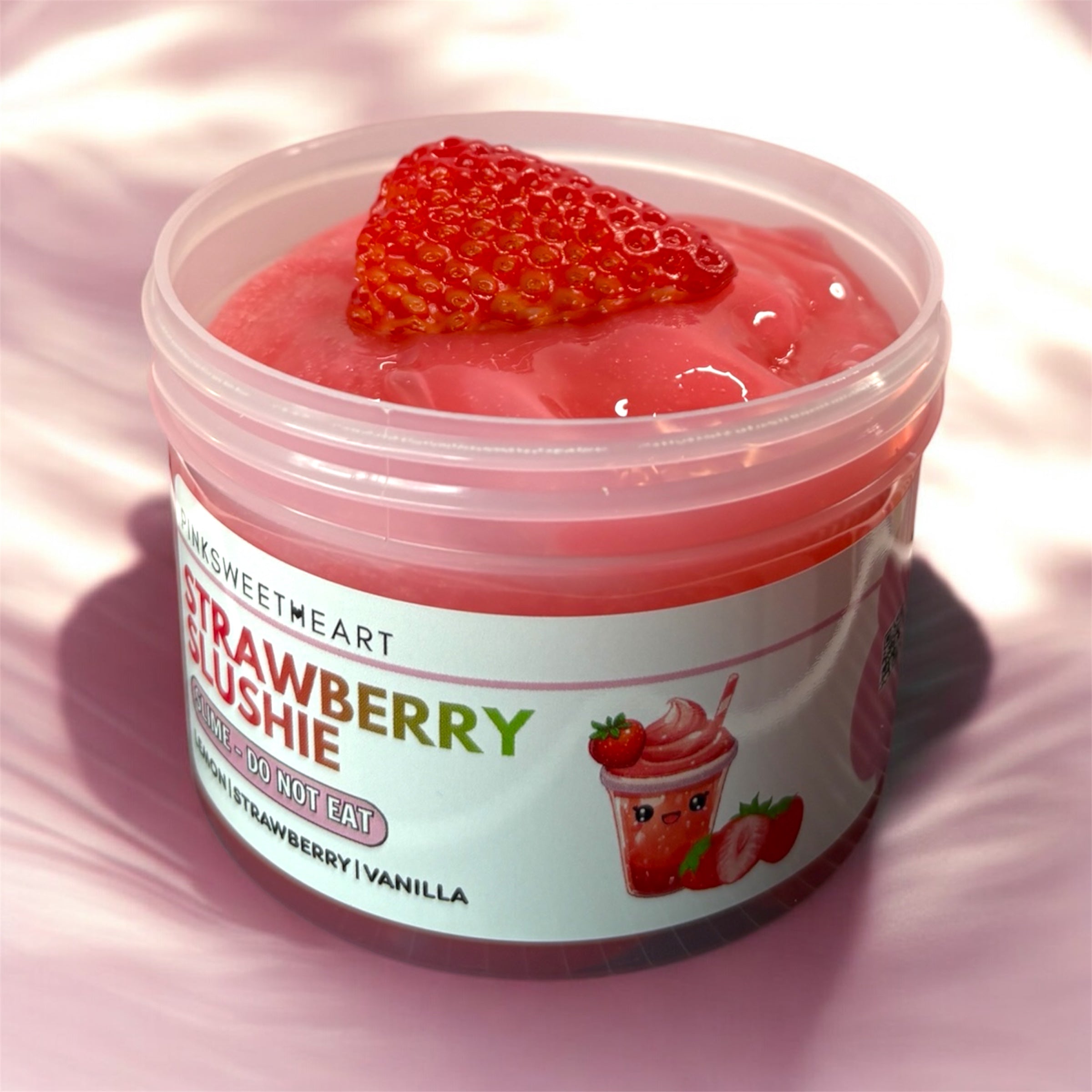 Strawberry Slushie Scented Glossy Slime