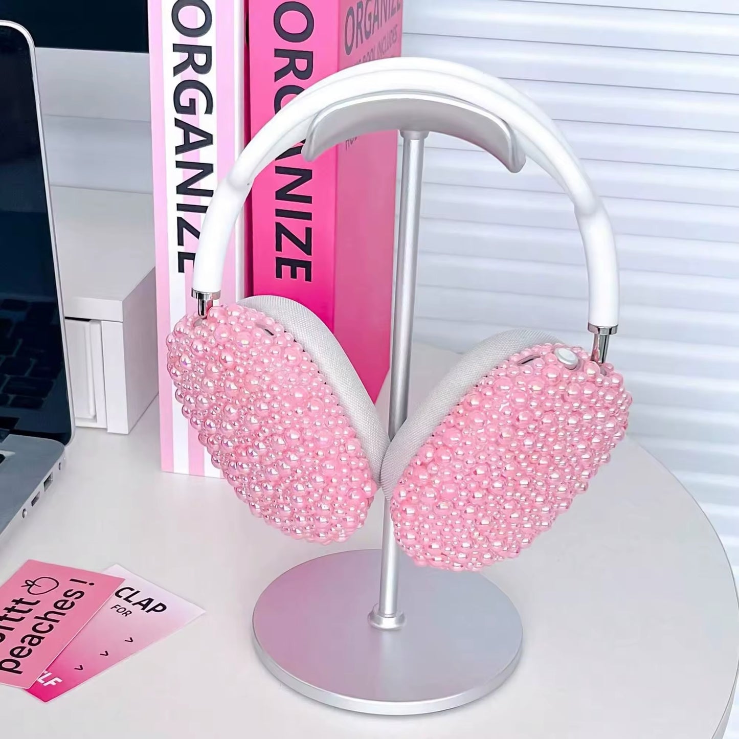 Pink Pearl AirPods Max Headphone Case Covers