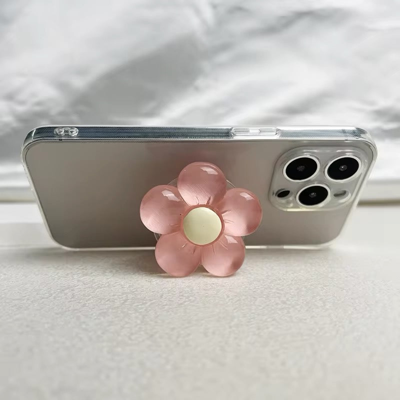 Translucent Flower Phone Grip