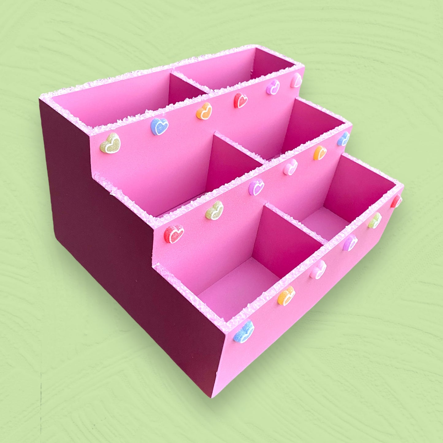 Sugary Sweet Pink Makeup Organizer