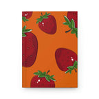Big Juicy Strawberry Hardcover Matte Journal Paper products Pink Sweetheart