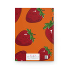 Big Juicy Strawberry Hardcover Matte Journal Paper products Pink Sweetheart
