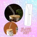 Glass Straw Set