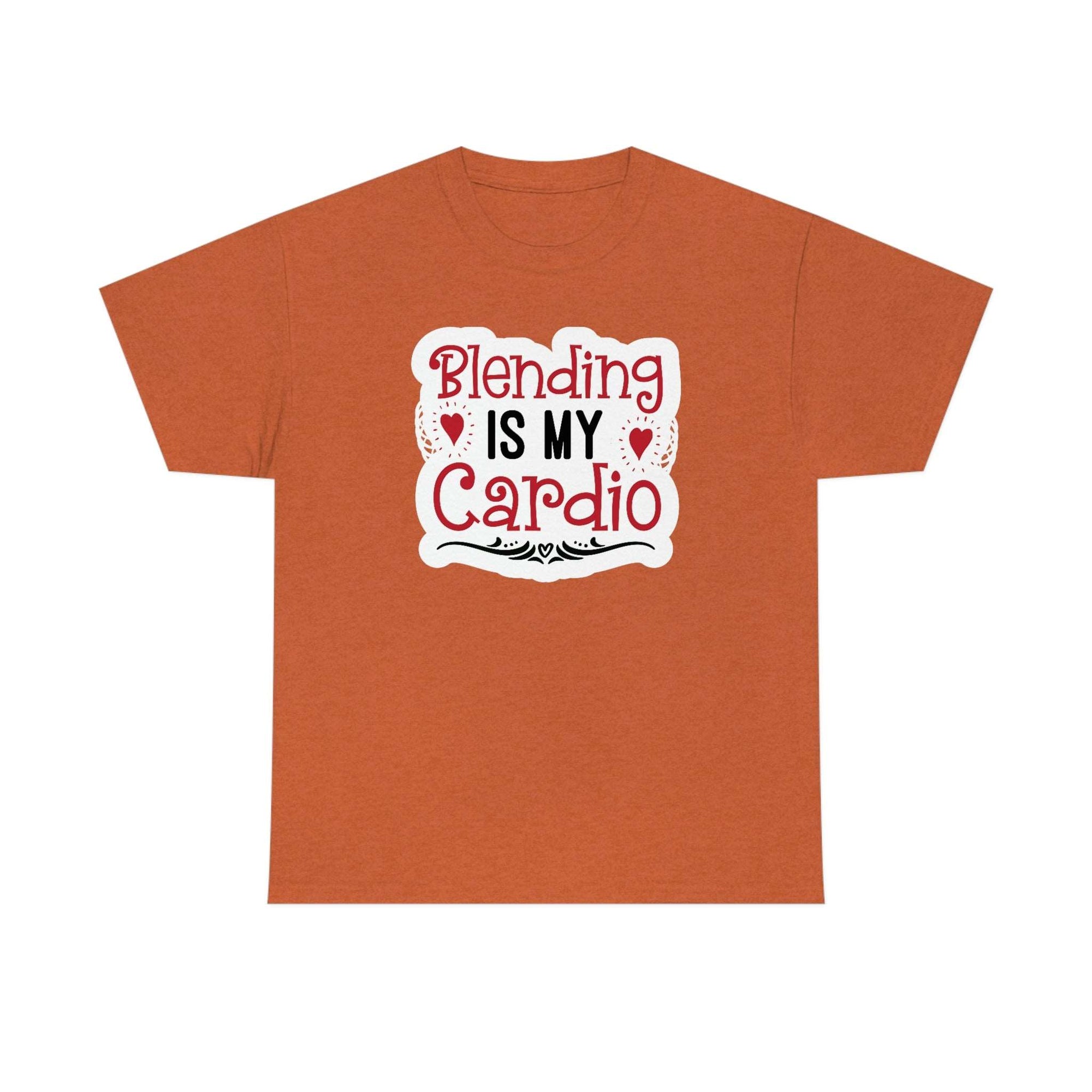 Blending is My Cardio Cotton Tee T-Shirt Pink Sweetheart