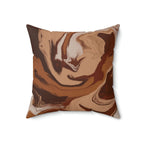 Brownie Mix Square Pillow Home Decor Pink Sweetheart