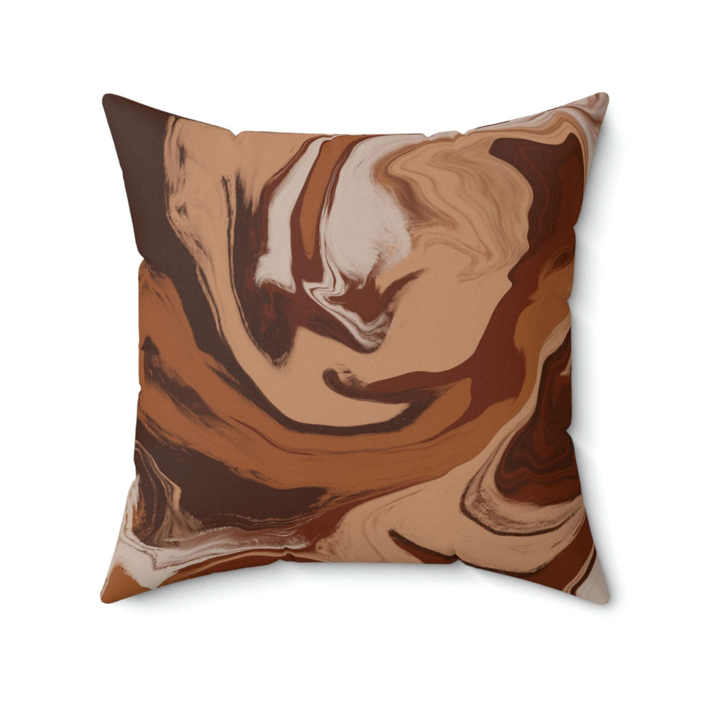 Brownie Mix Square Pillow Home Decor Pink Sweetheart