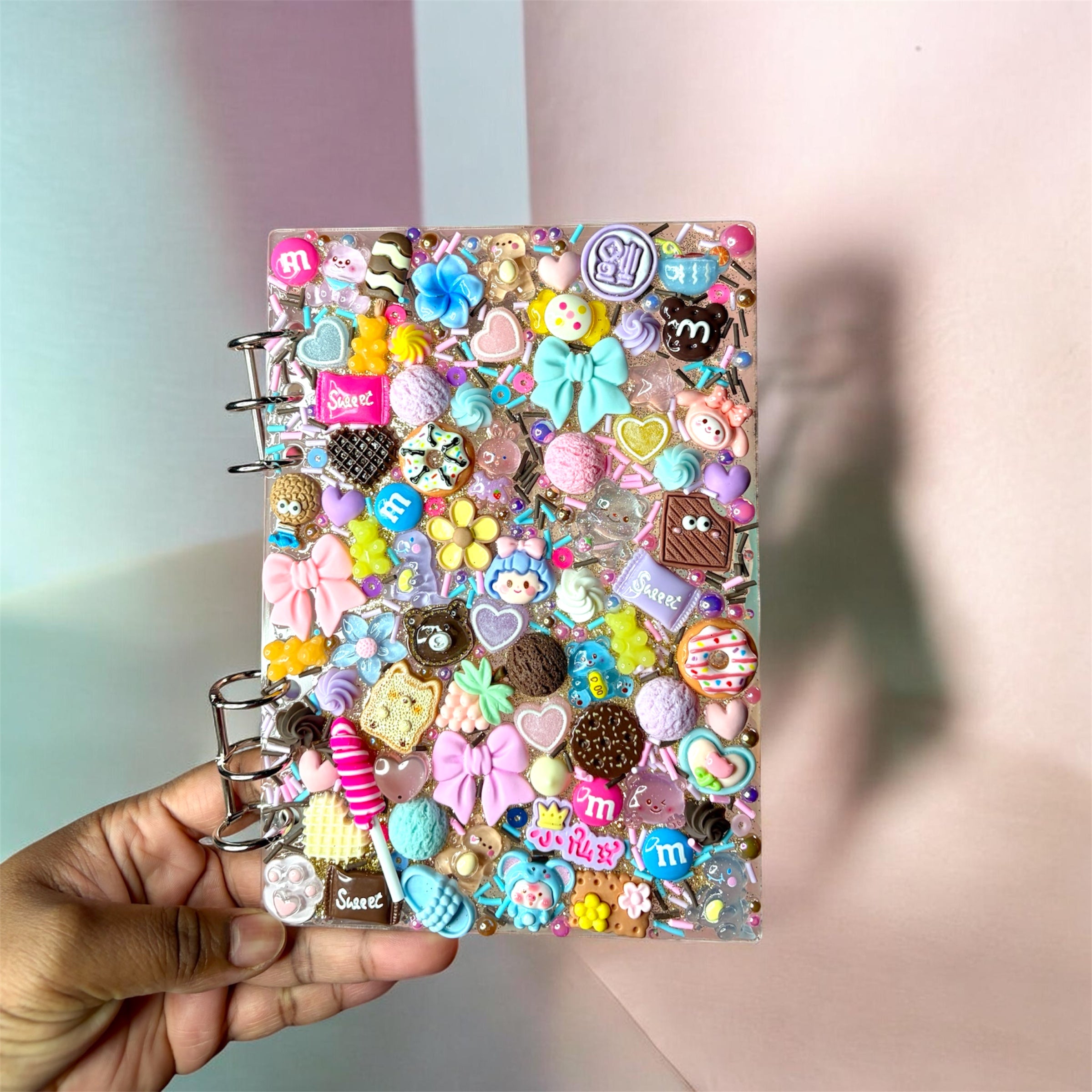 Decoden Cabochon Charm Acrylic Binder - Pink Sweetheart
