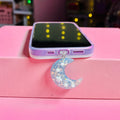 Celestial Moon Dust Plug Charm - Pink Sweetheart