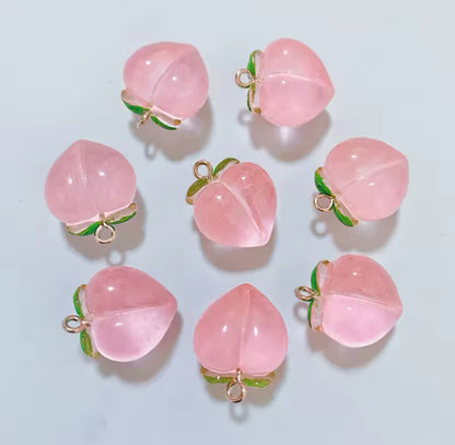 Pretty Peach Dust Plug Charm
