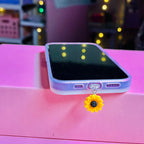 Yellow Sunflower Dust Plug Charm