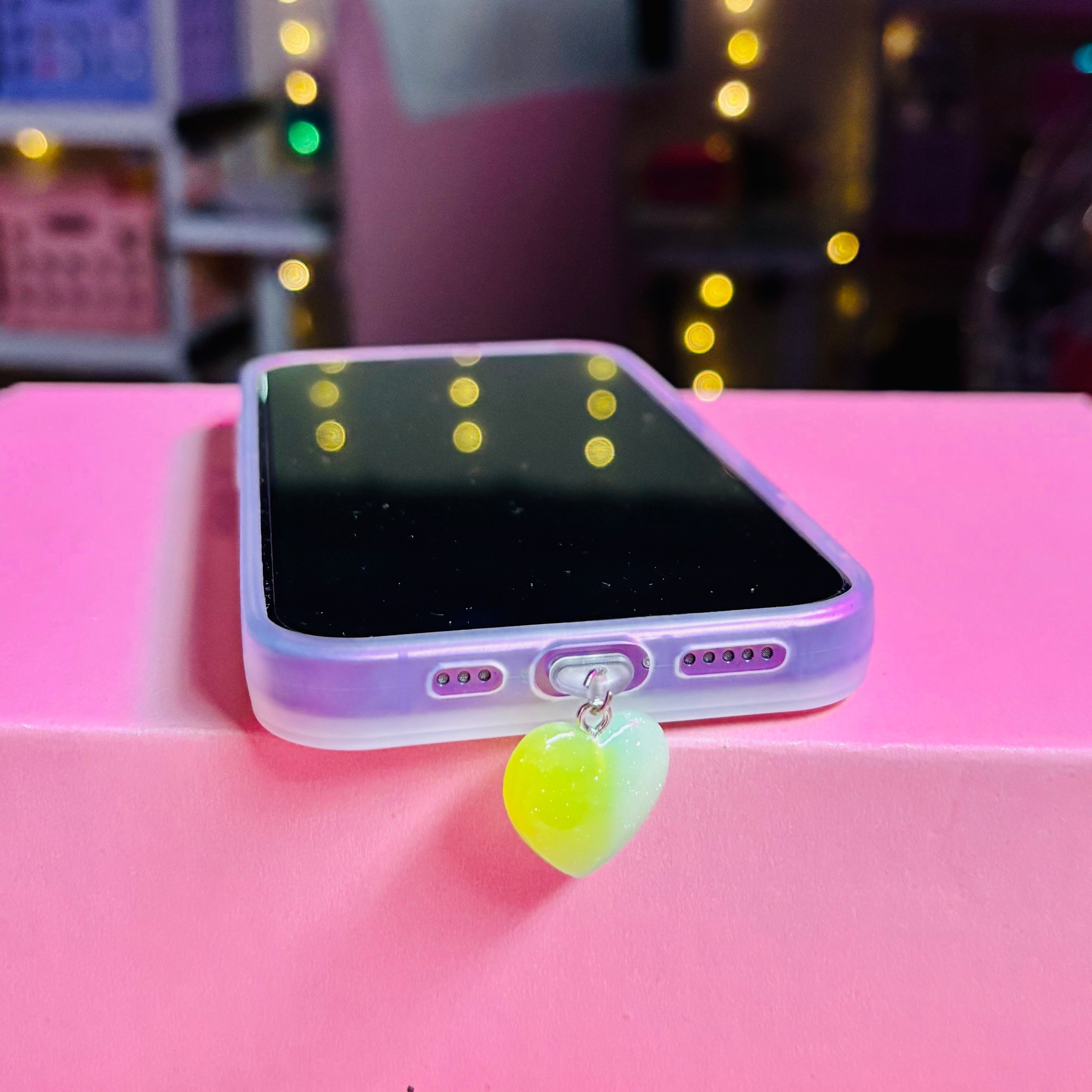 Sherbet Heart Dust Plug Charm
