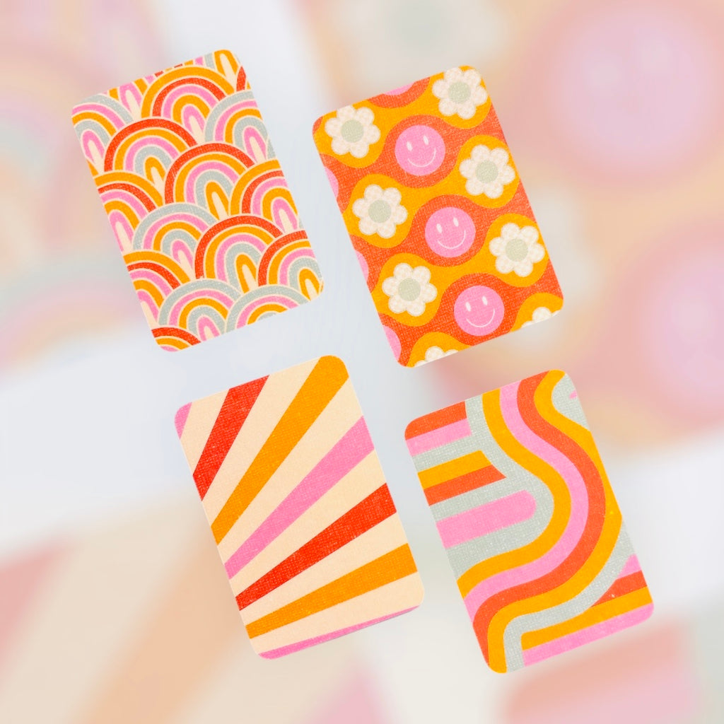 Decorative Wallet Cards 4pcs