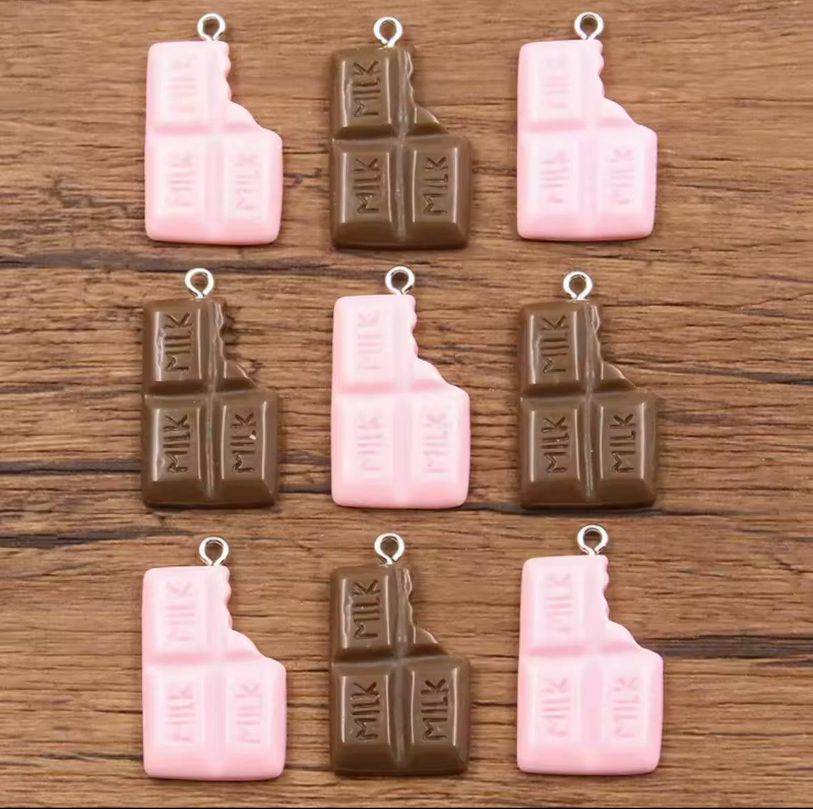 Chocolate Bar Dust Plug Charm