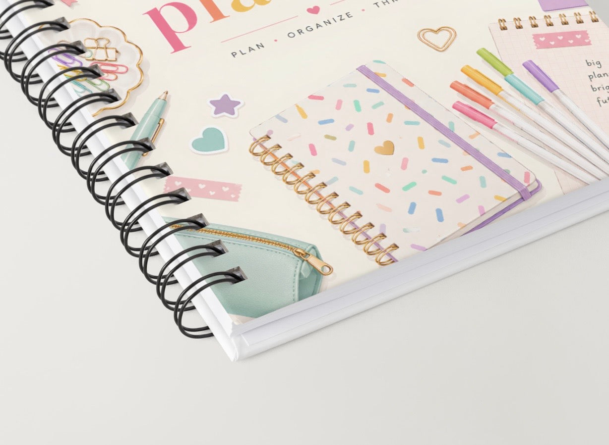 6 Month Undated Hardcover Planner