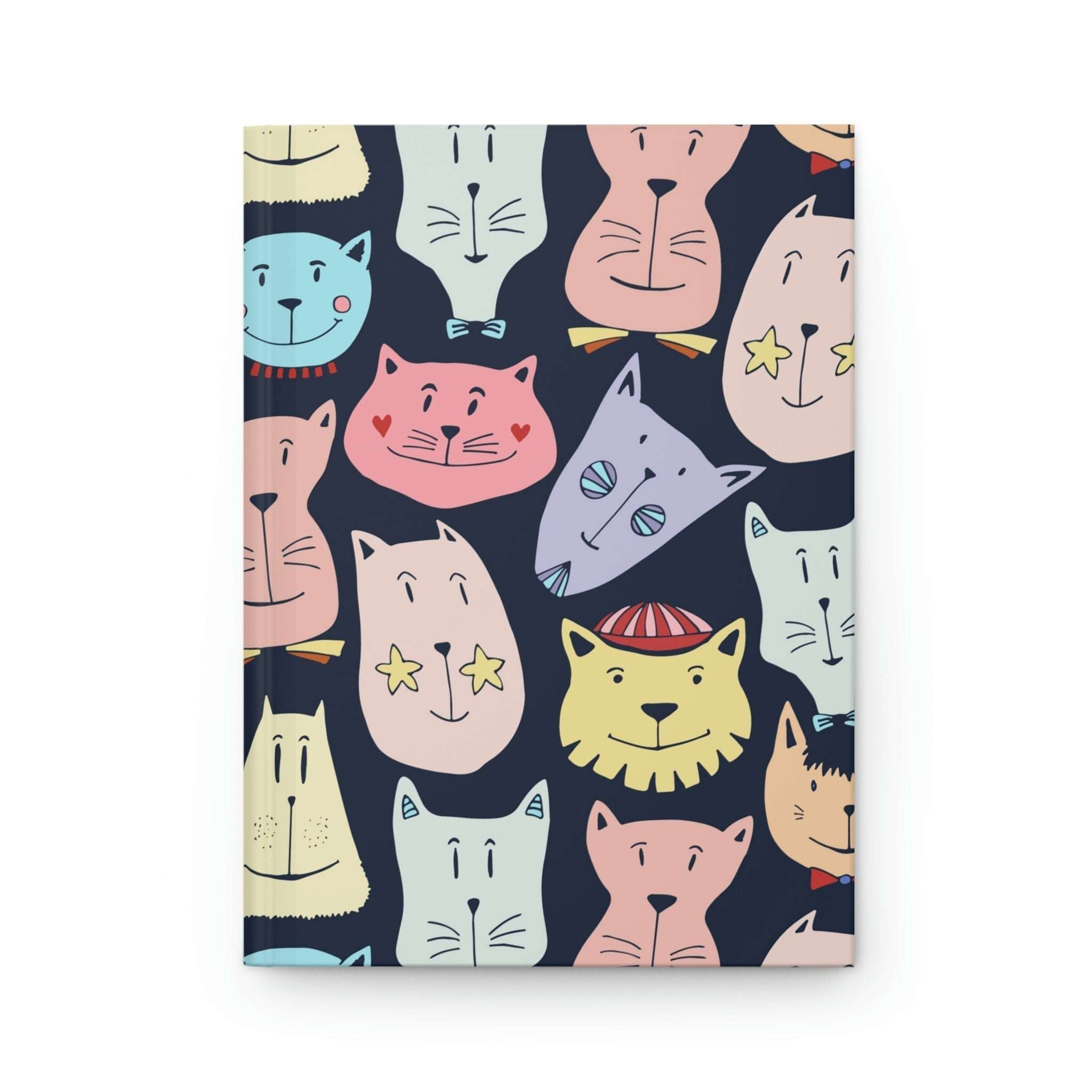 Cat Family Hardcover Matte Journal Paper products Pink Sweetheart