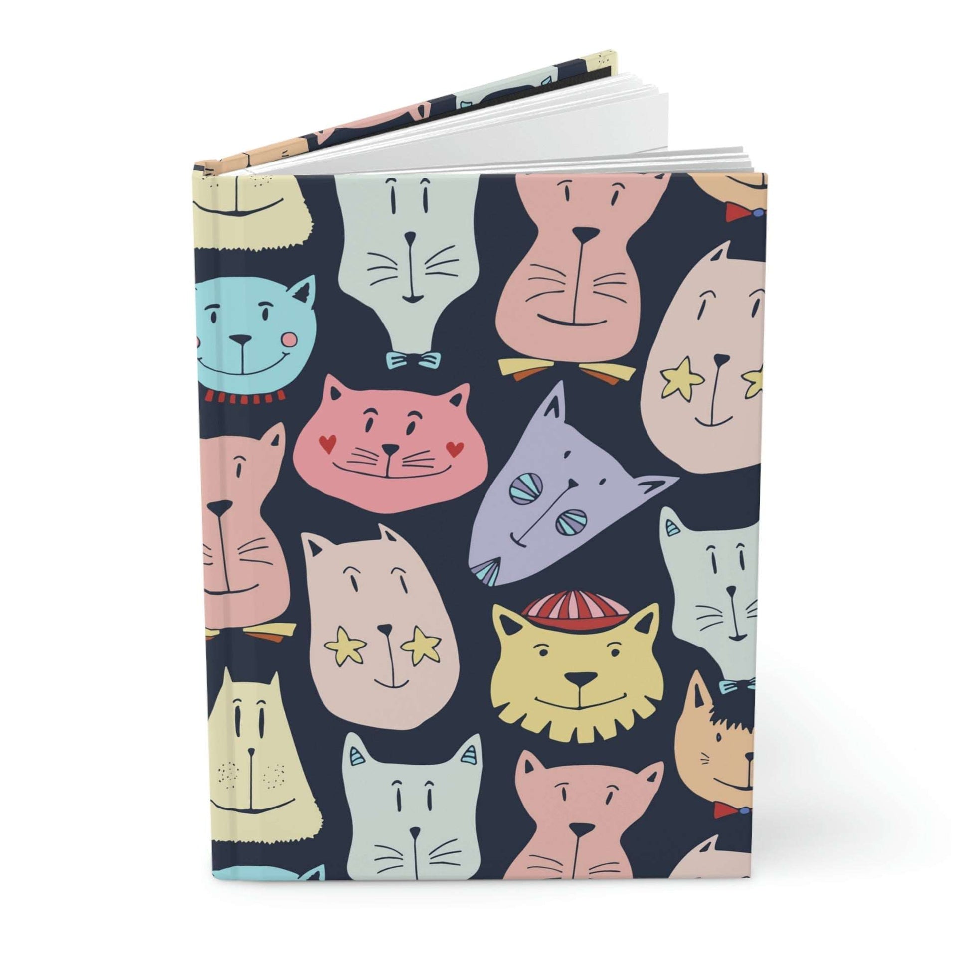 Cat Family Hardcover Matte Journal Paper products Pink Sweetheart