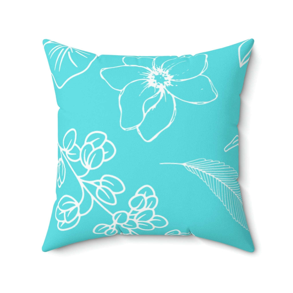 Chic Botanicals Square Pillow Home Decor Pink Sweetheart