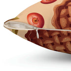 Chocolate Dessert Square Pillow Home Decor Pink Sweetheart