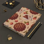 Chocolate Pie Hardcover Matte Journal Paper products Pink Sweetheart