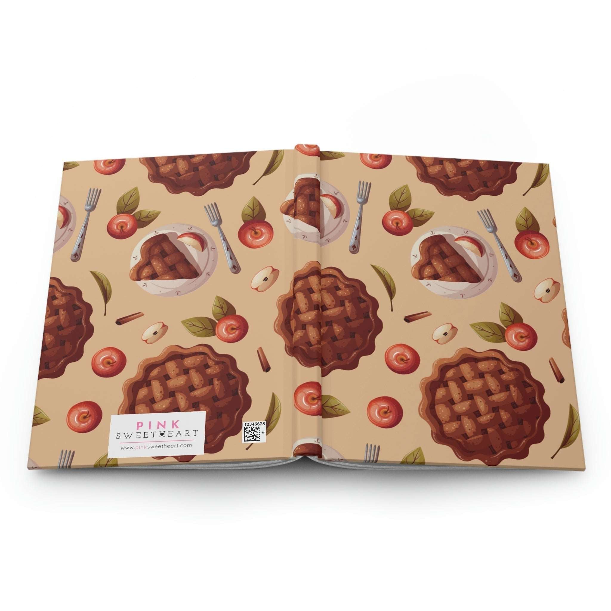 Chocolate Pie Hardcover Matte Journal Paper products Pink Sweetheart