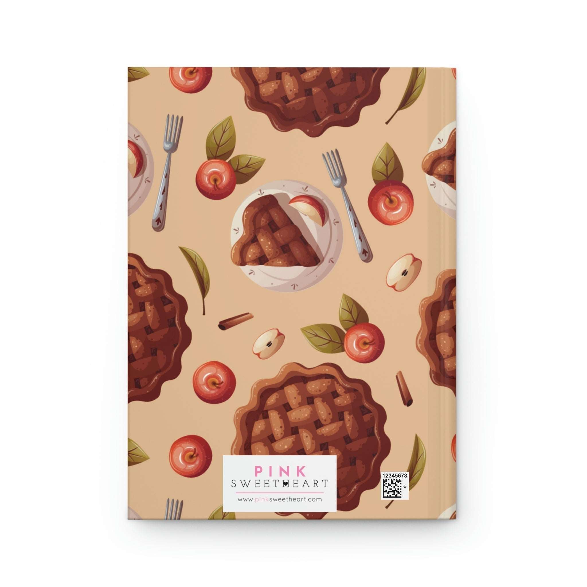 Chocolate Pie Hardcover Matte Journal Paper products Pink Sweetheart