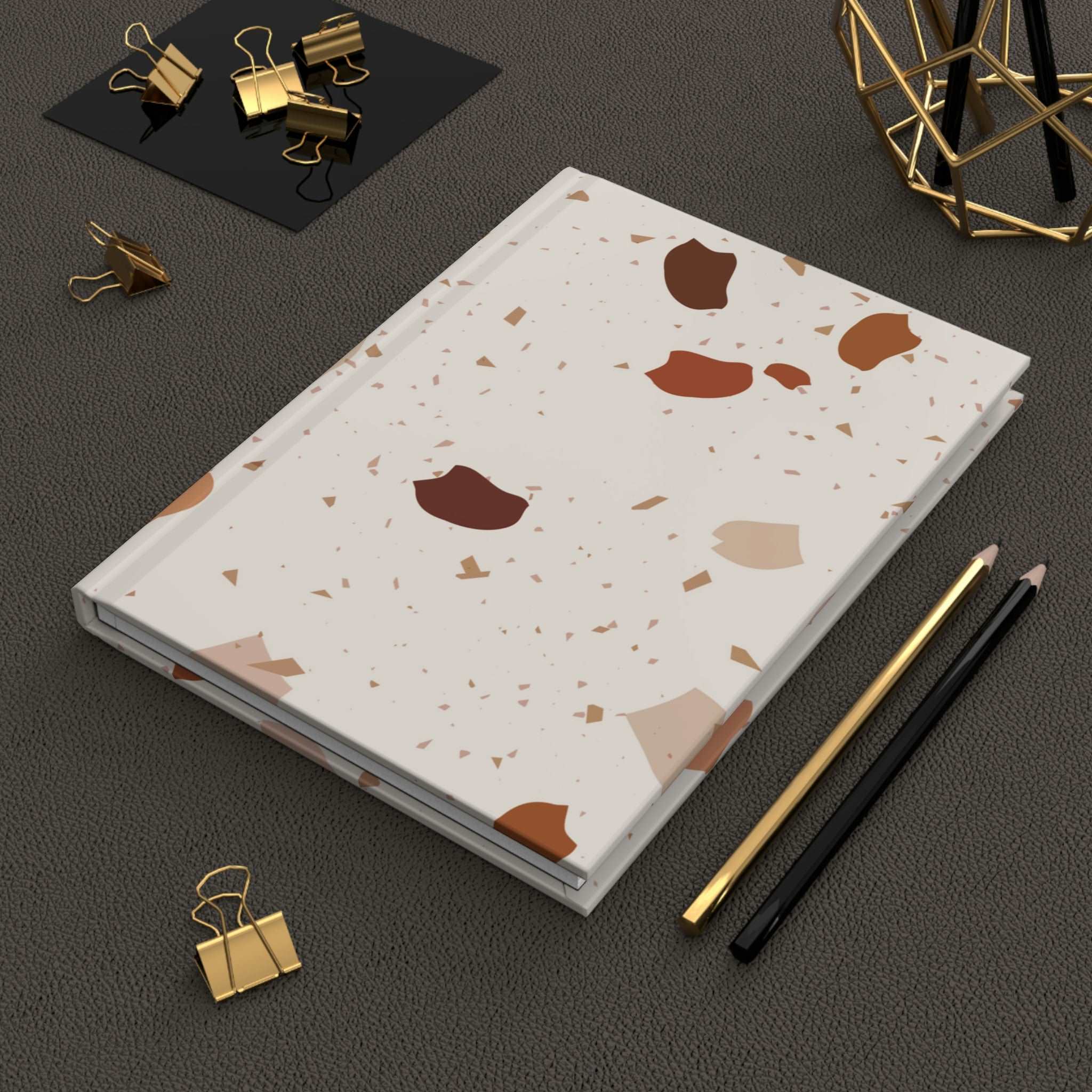 Classic Terrazzo Hardcover Matte Journal Paper products Pink Sweetheart