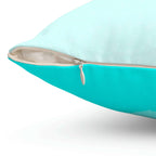 Clear Calm Waters Square Pillow Home Decor Pink Sweetheart