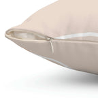 Coffee Cafe Square Pillow Home Decor Pink Sweetheart