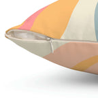 Colorful Coffee Beans Square Pillow Home Decor Pink Sweetheart