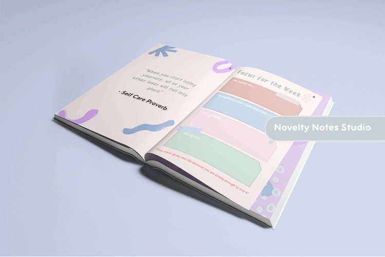 Compact Self Care Workbook: Reflect. Restore. Heal. Books Pink Sweetheart