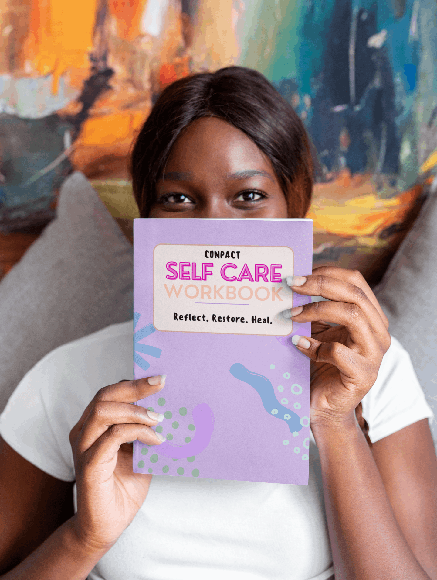 Compact Self Care Workbook: Reflect. Restore. Heal. Books Pink Sweetheart