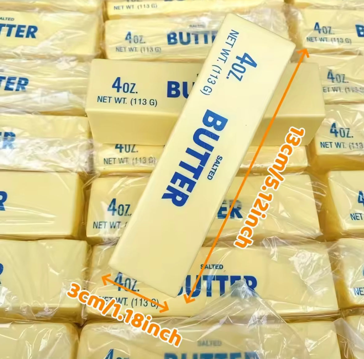 Salted Butter Stick Squishy 1pc