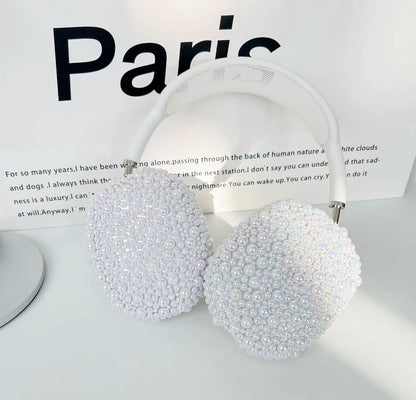 White Pearl AirPods Max Headphone Case Covers