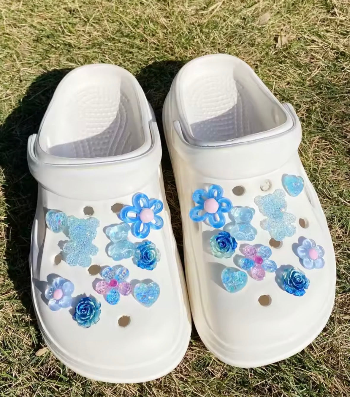 Blue Ocean Stardust Clog Charms Set