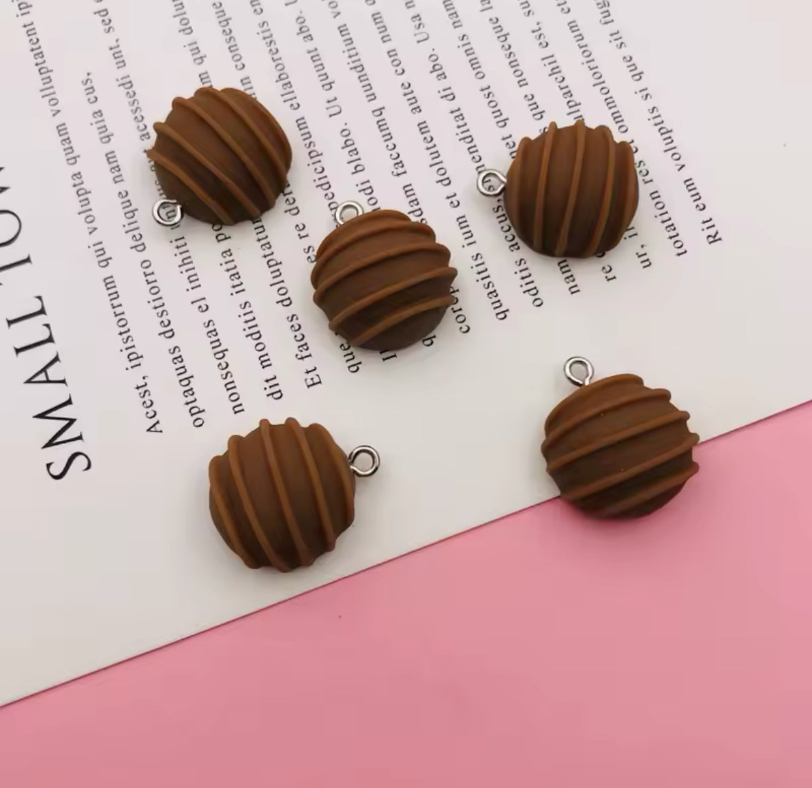 Milk Chocolate Bon Bon Dust Plug Charm