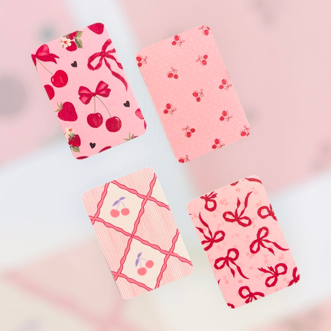Decorative Wallet Cards 4pcs