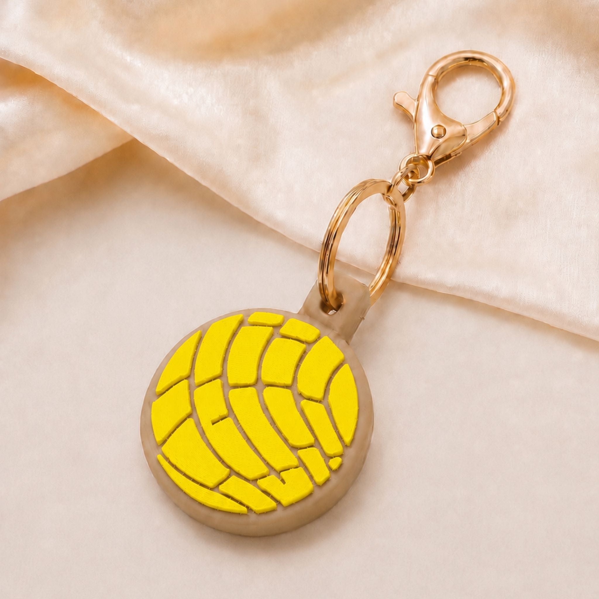 Concha Pan Dulce AirTag Keychain
