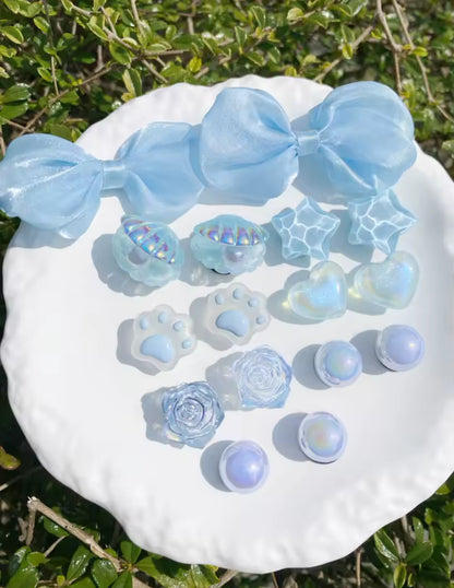 Blue Ocean Stardust Clog Charms Set
