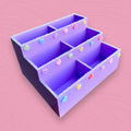 Sugary Sweet Lilac Makeup Organizer - Pink Sweetheart