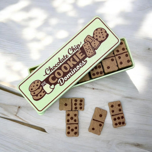 Chocolate Chip Cookie Novelty Dominoes - Pink Sweetheart