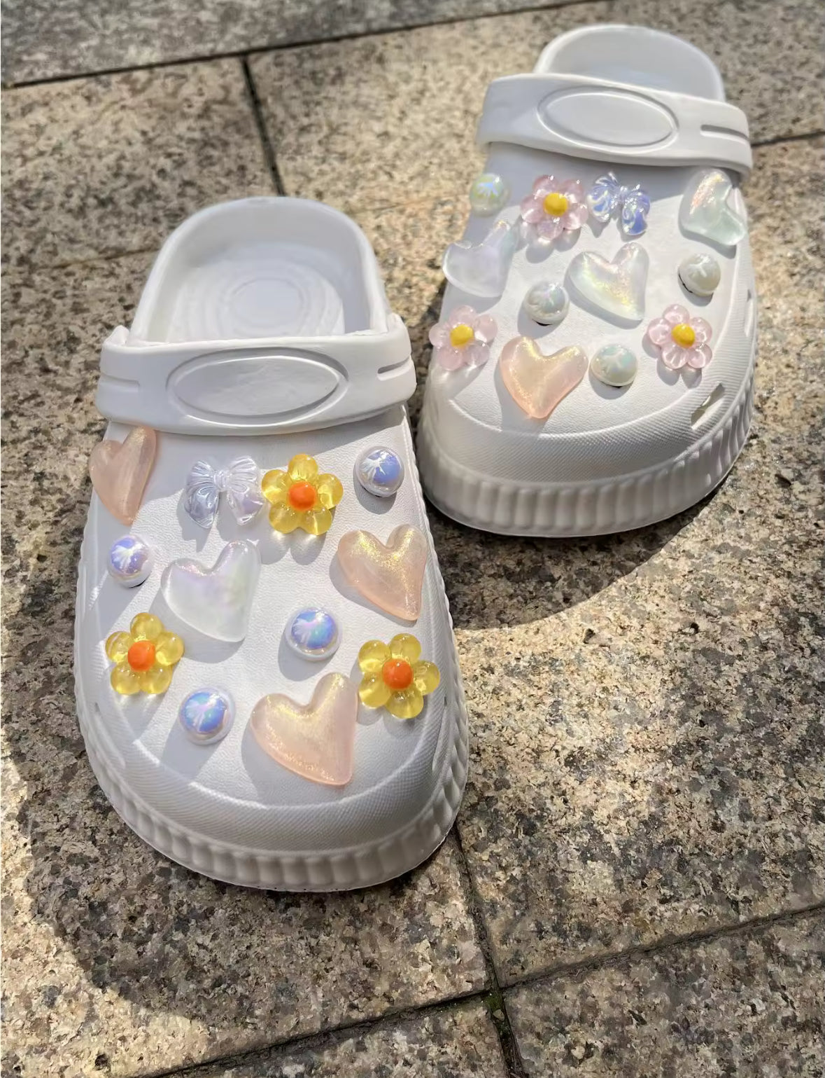 Twilight Honey Shimmer Clog Charms Set