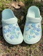Cerulean Sapphire Clog Charms Set