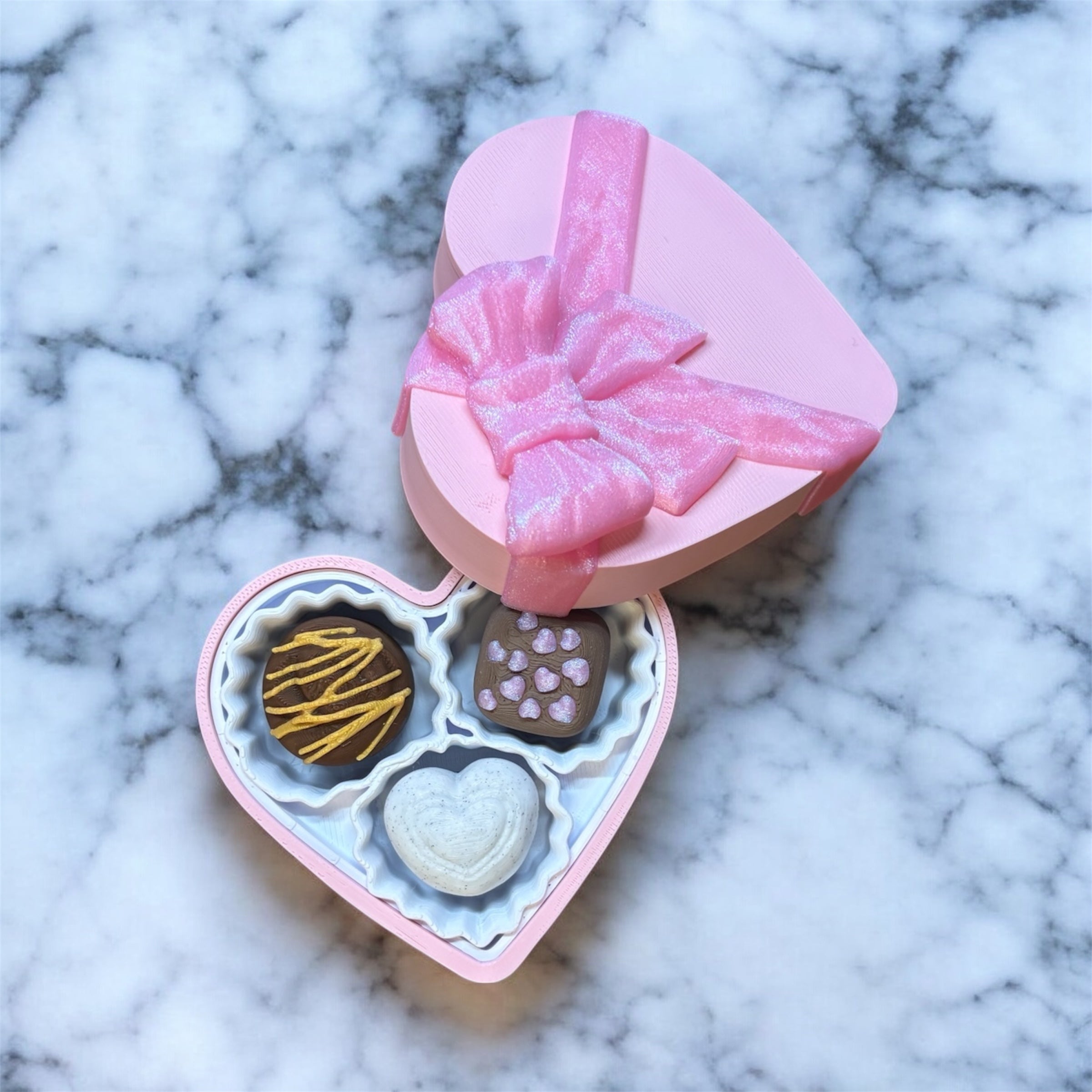 Pink Box of Chocolates Clicker Fidget