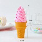 Novelty Swirled Ice Cream Cone Decoration