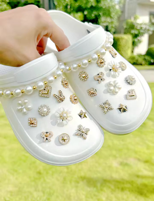 Golden Treasure Clog Charms Set