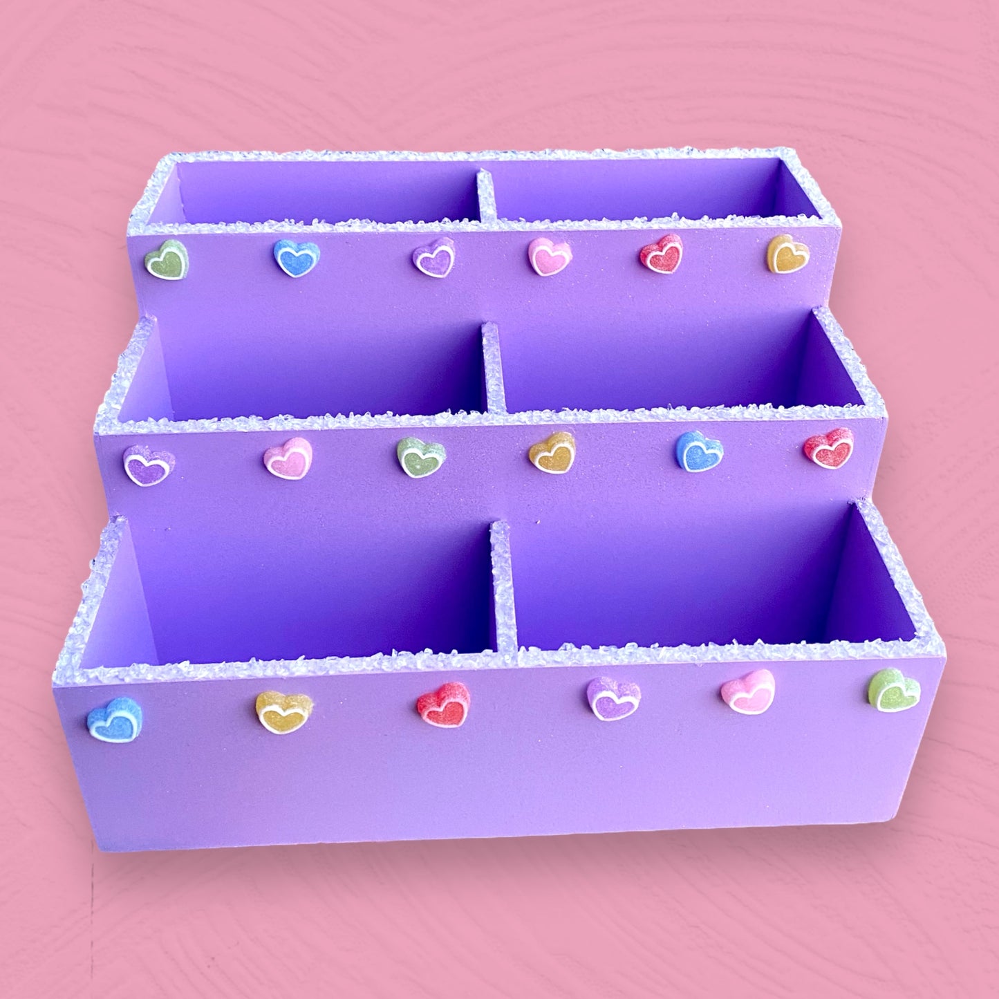 Sugary Sweet Lilac Makeup Organizer